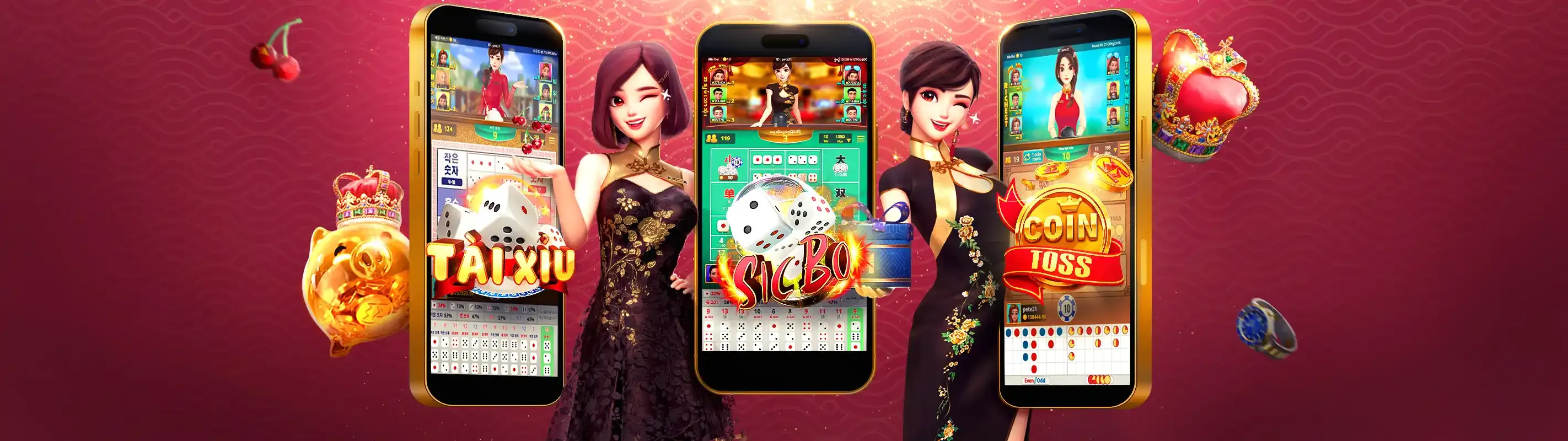 Giao diện ứng dụng di động ON88 với các trò chơi cá cược thể thao và casino